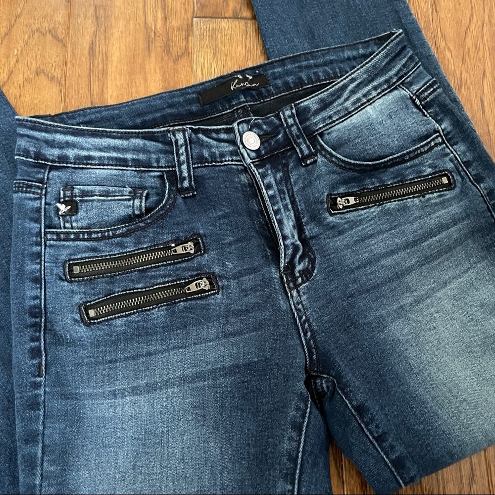 KanCan Zipper Detail Skinny Jeans - NWOT